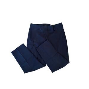 NWT Ann Taylor Womens Crop Length Pant, Curvy, Sz 6, Navy, 70$